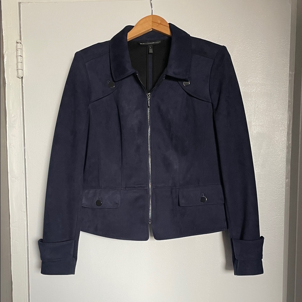White House Black Market Dark Blue Jacket